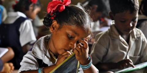 The Indian census indicates that about half of the adult population is unable to read or write. Unsurprisingly, literacy rates vary widely between states, and between gender