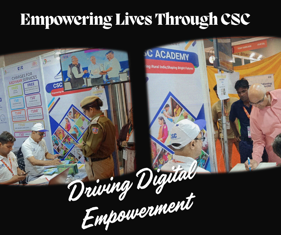 Inspiring Journeys Shine at CSC Stall, IITF 2024